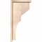 Ekena Millwork Monterey Smooth Corbel w/Backplate, Douglas Fir, 5 1/2"W x 12"D x 24"H COR06X12X24MON01SDF - alternate 2
